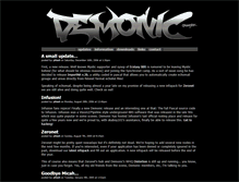 Tablet Screenshot of demonic.net